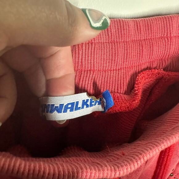 Sunwalker Men's Sun Red Sweatpants Drawstring Pockets 100% Cotton Size XXL - Picture 5 of 11